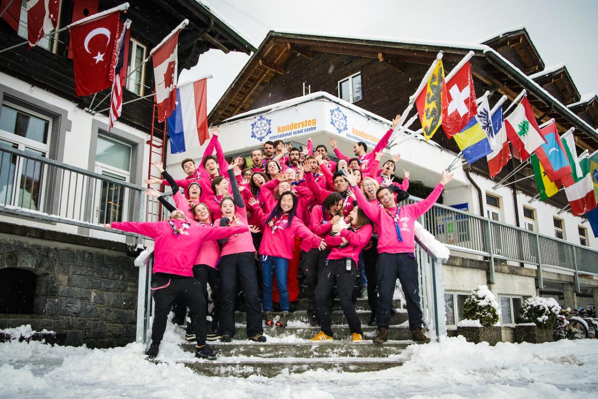 Winter 2019 Volunteers at the World Scout Centre