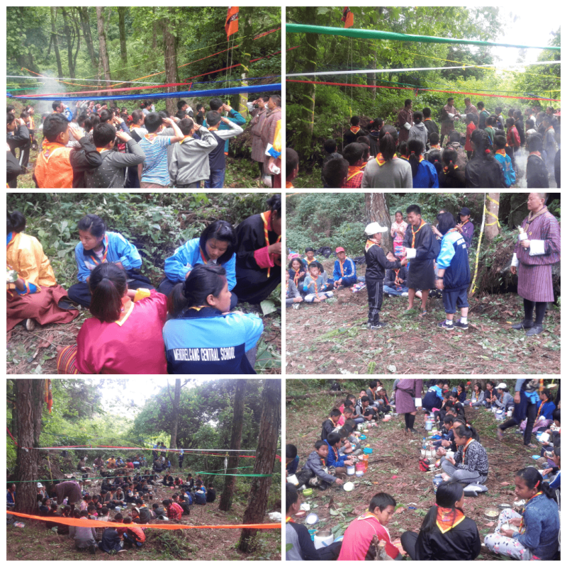 Nachung Scout Investiture ceremony (Rangthaling Primary School)