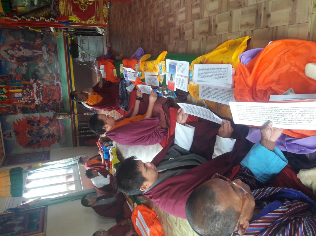 Kanjur Recitatio  at Dujom Dharma House (Annual Event)