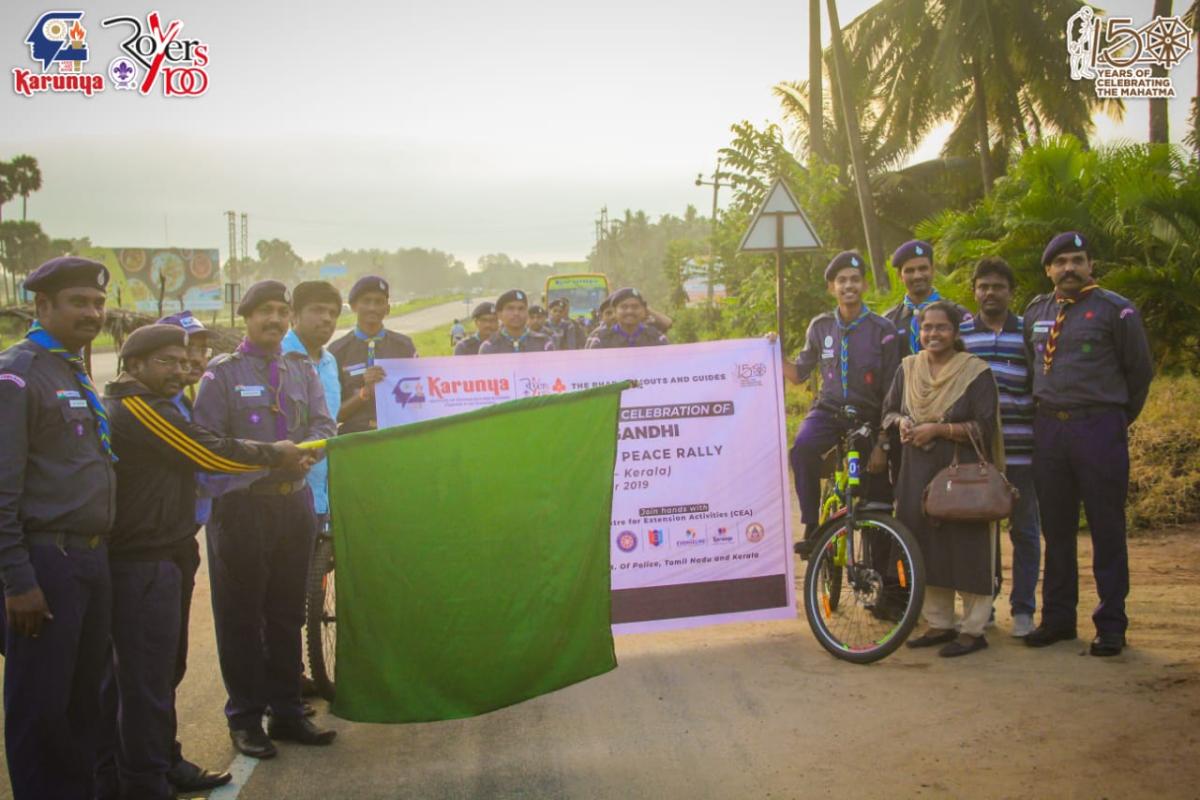 Inter state cycle rally (Tamilnadu - Kerela)