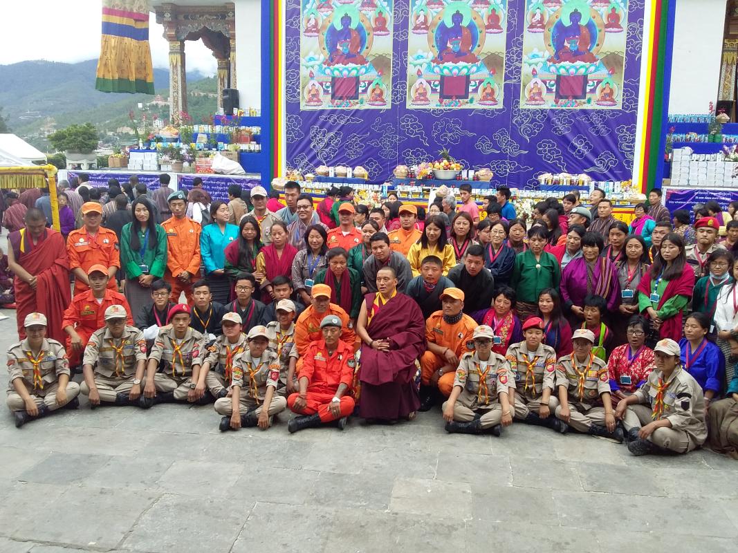 Duty at Memorial Chorten 