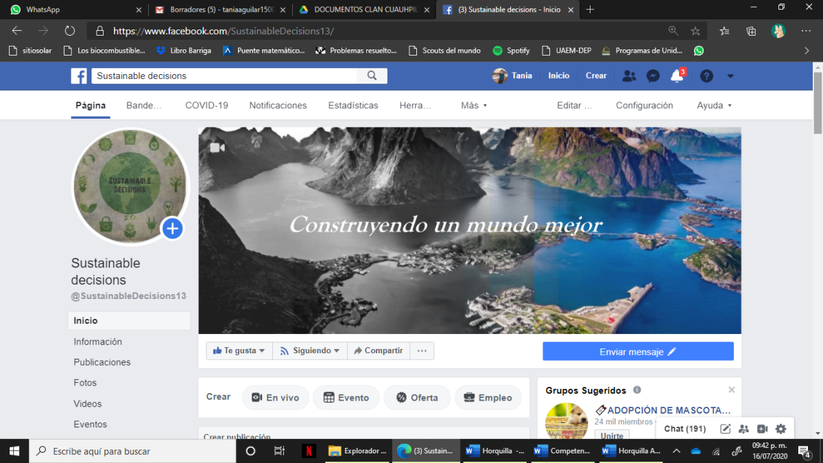 Decisiones sustentables
