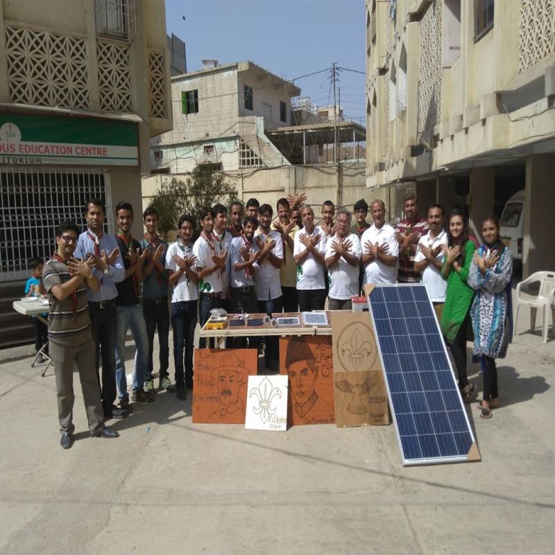 Scouts Go Solar
