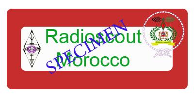 Specimen logo "Moroccan Radioscout" 