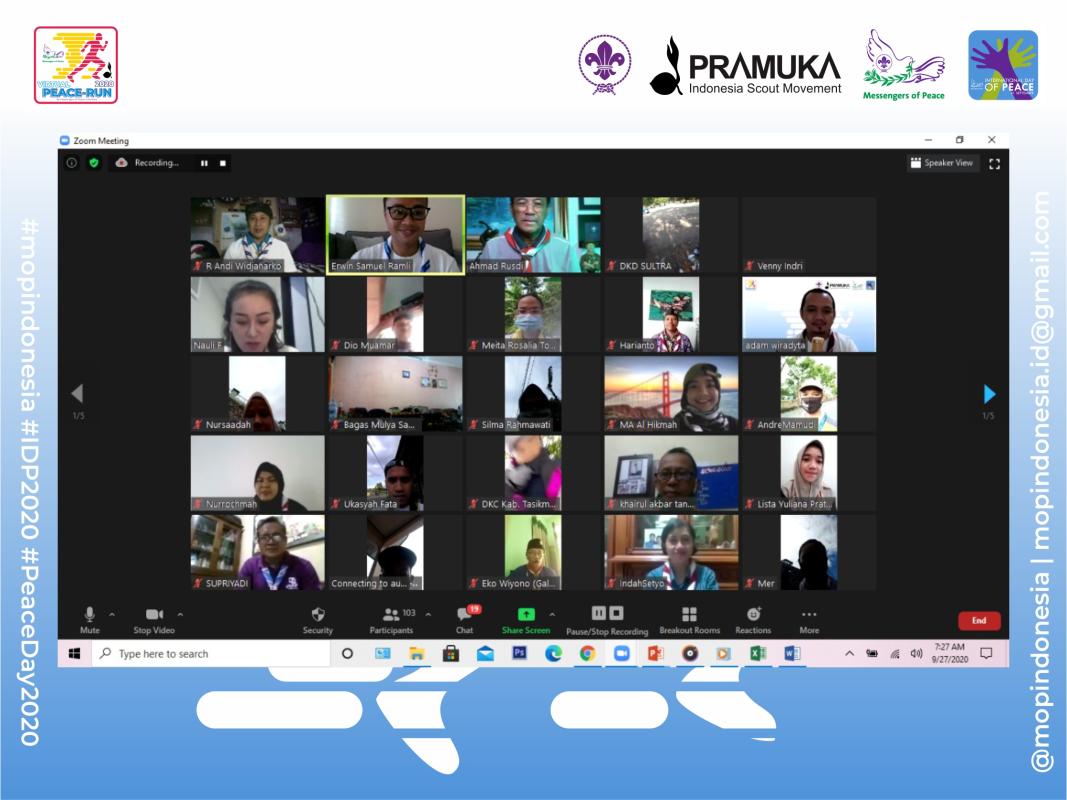 Virtual Peace Run - International Day of Peace 2020