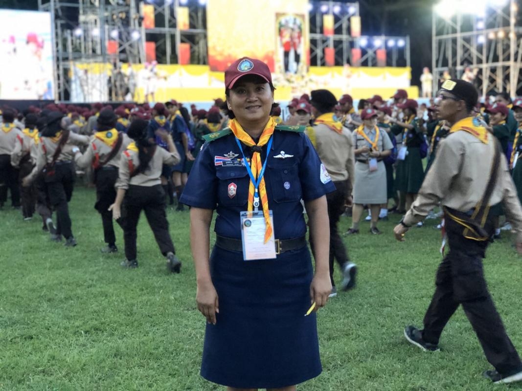 เข้าร่วมงานชุมนุมลูกเสือแห่งชาติครั้งที่ 21ณ ค่าลูกเสือวชิราวุธ จังหวัดชลบุรี