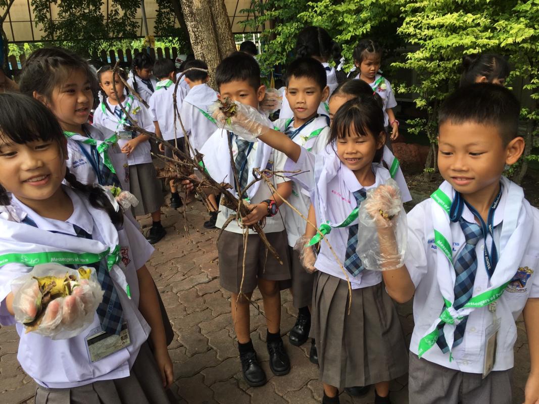 กิจกรรมบำเพ็ญประโยชน์เก็บขยะ