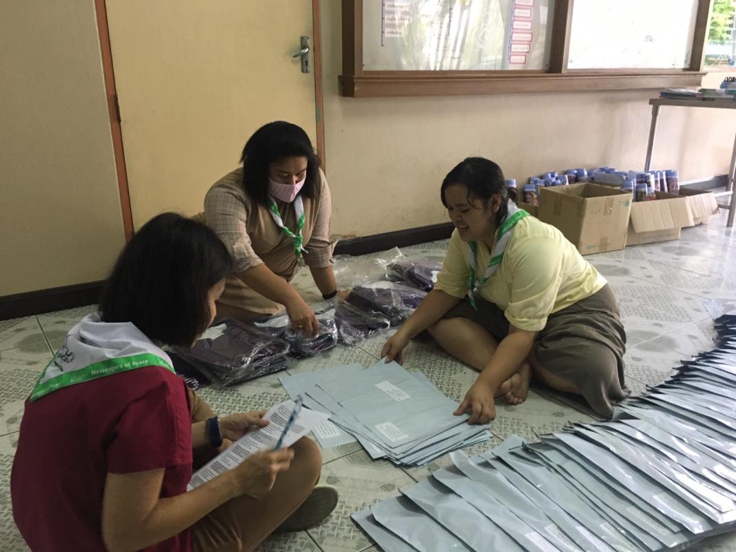 การจัดส่งเสื้อวิ่ง Peace Run 2020