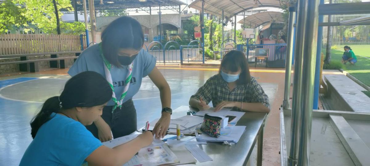 จิตอาสา สอนการบ้าน