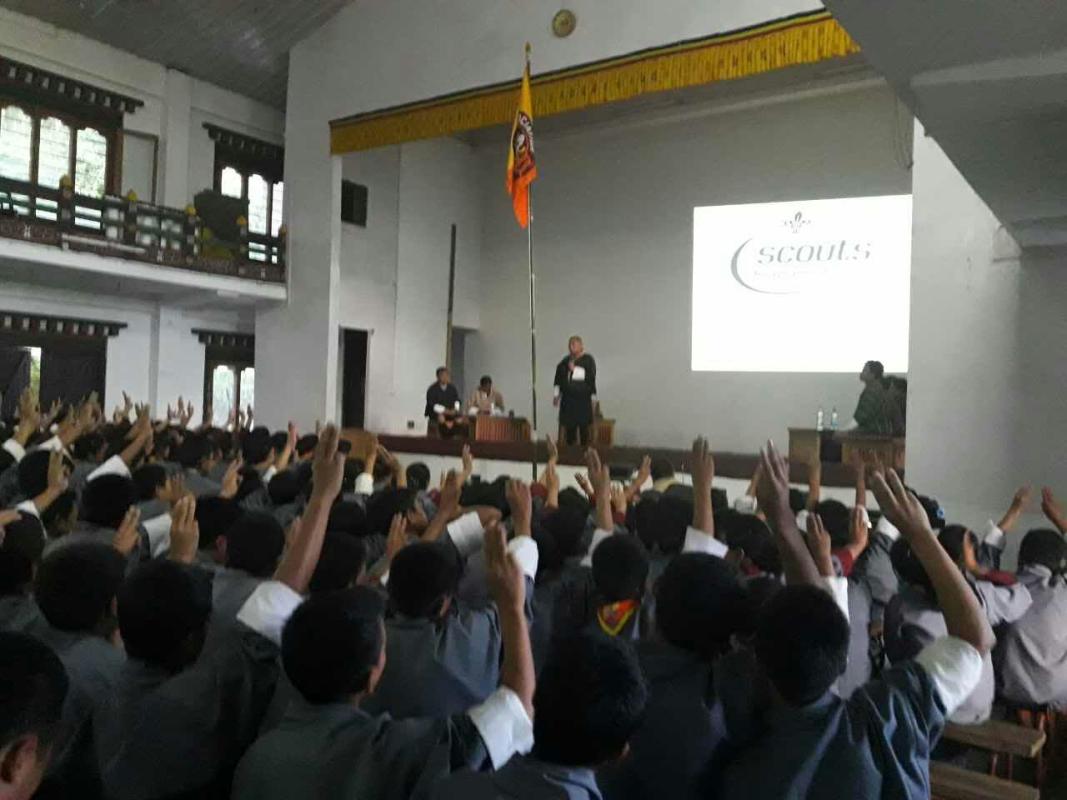 Scout Mobile Camp, (Bhutan Scout Association)