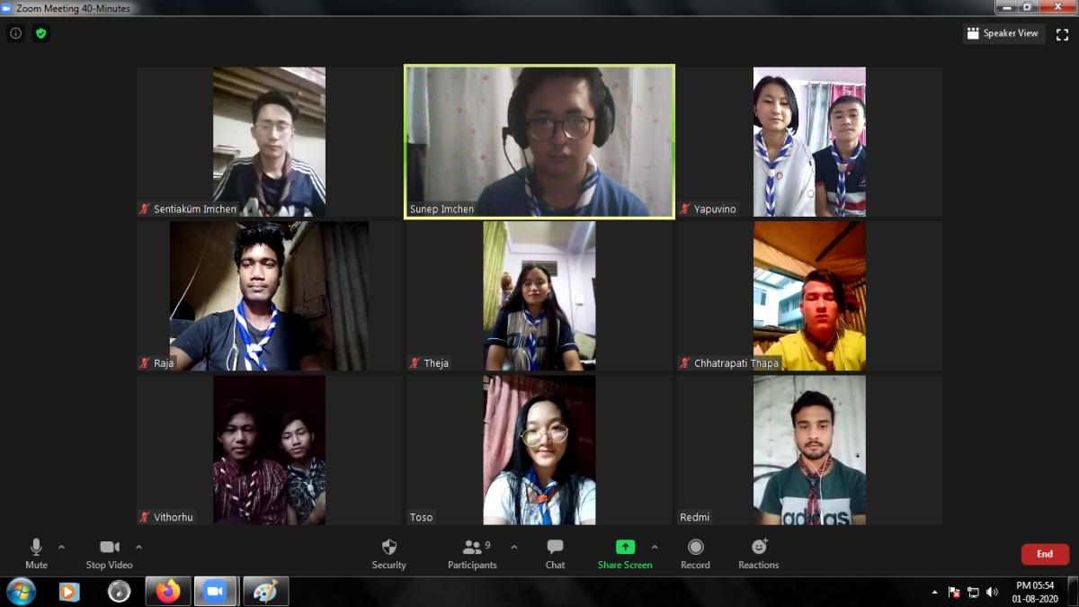 Observing Scout Scarf Day 2020 Virtually