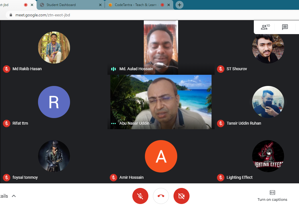 ২য় ক্রু মিটিং ২০ আগস্ট ২০২০।