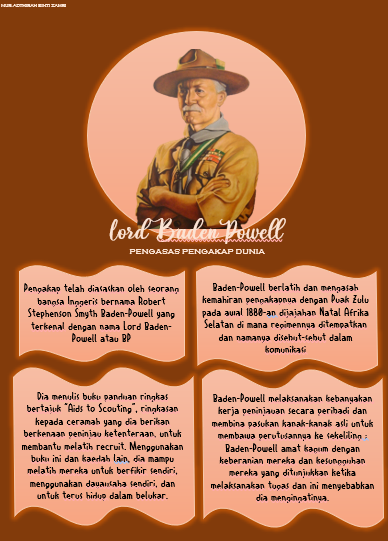 Poster Pengasas Pengakap Dunia