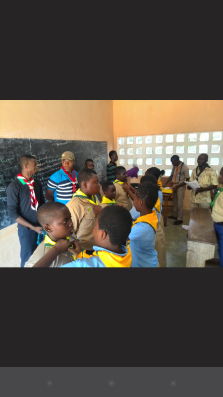 passage de la meute vers la troupe de 4 louveteaux. formation MOP