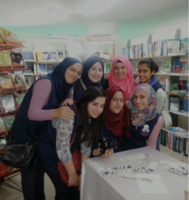 Zahret Al Madaen Palestinian Girl Scouts let the wings of knowledge fly high in The 9th Palestinian Book Exhibition