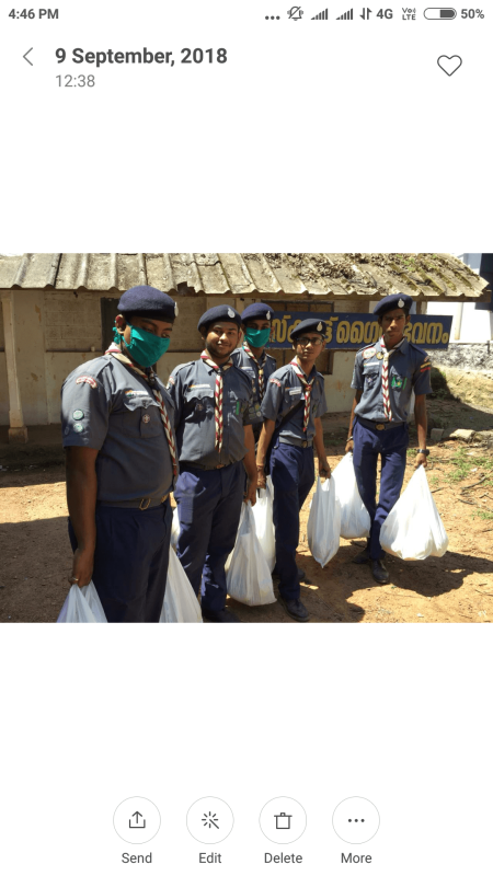 service in kerala flood relief