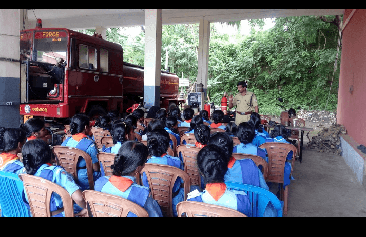 Disasater Preparedness Program at Fire Station. 