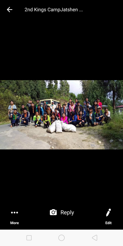 short but a serious cleaning done during the 2nd kings Camp 