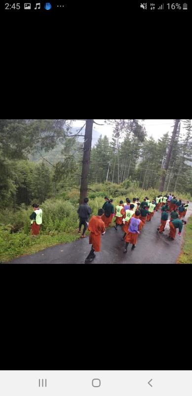 cleaning journey started from Garpang to kikila.