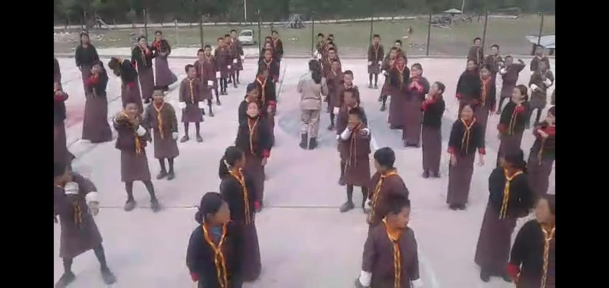 Chay Chay(little scouts) scouts in action