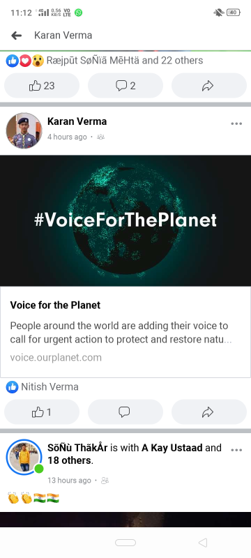 #VoiceForThePlanet