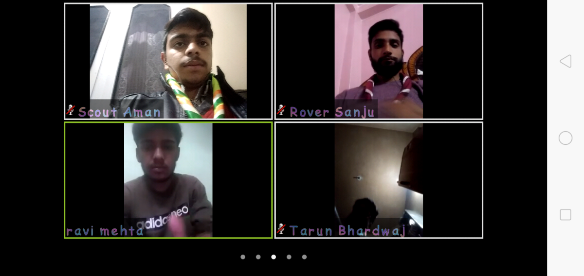 Virtual meeting with the members of our crew SLROC