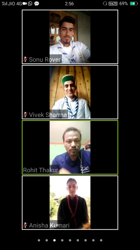 VIRTUAL MEETING WITH THE ROVER AND RANGERS OF BSG HP