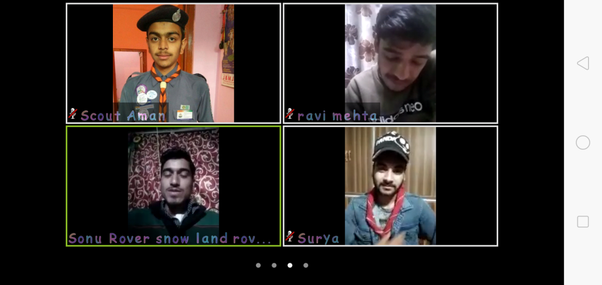 Virtual Crew meeting with rover mates