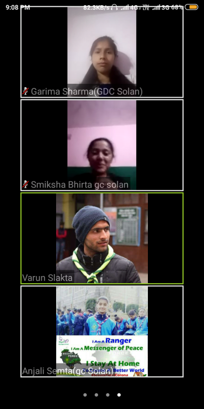 virtual meeting by govt college solan