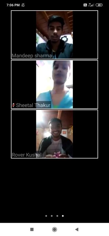 Digital meeting of G C kullu
