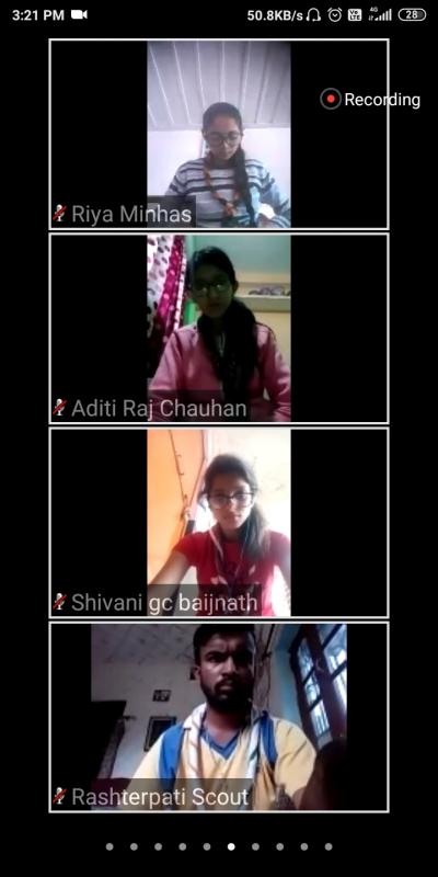 9th virtual meeting on scout fight against corona