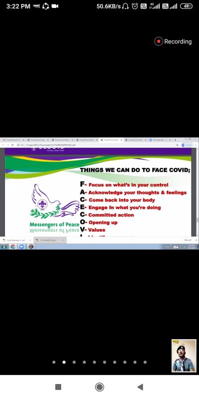   Virtual meeting 16 April to 20,(Digital campaign)