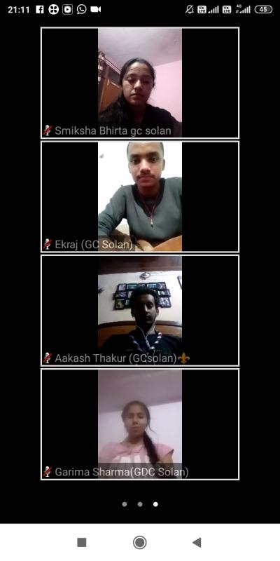 virtual meeting by rover ranger unit solan