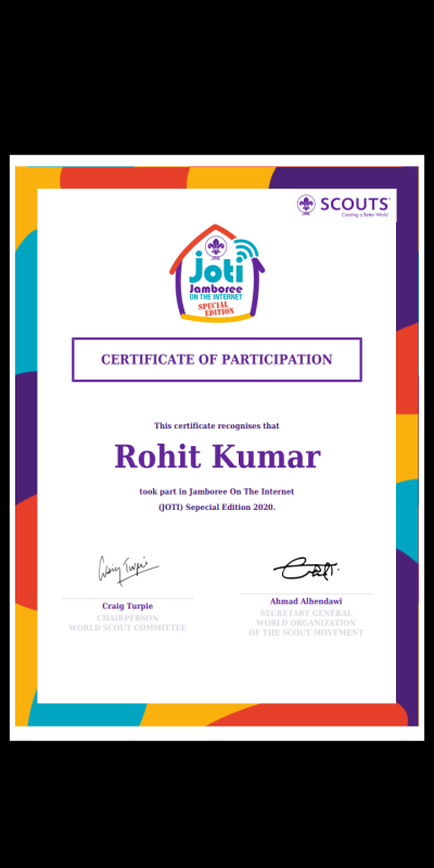 certificate of jotajoti special edition
