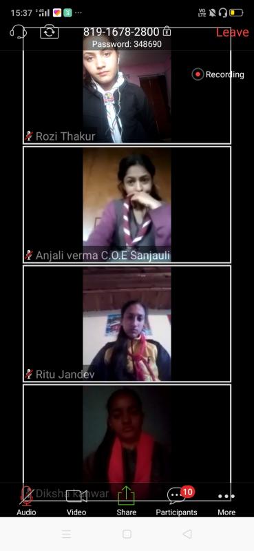 15th virtual meeting of BSGHP