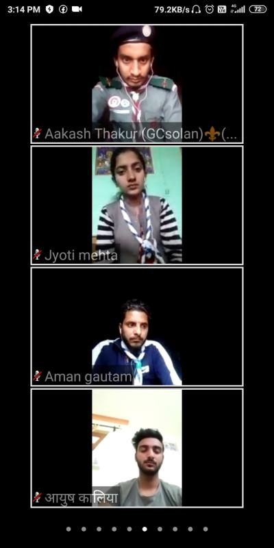 Scout fight against corona 8th virtual meeting