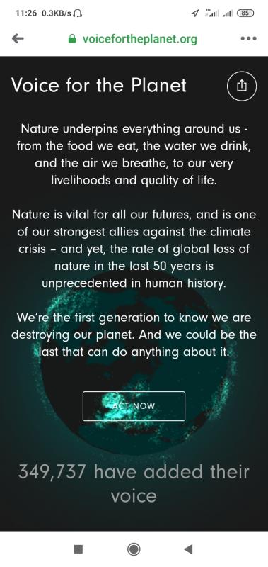 Sankalp⚜
C) Earth Hour..
Challenge - 3 #voicefortheplanet .
