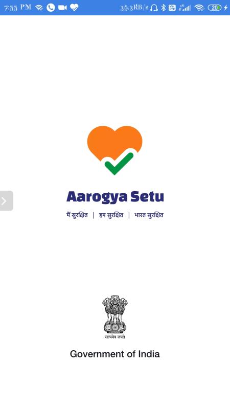 Aarogya Setu app 