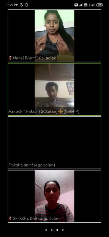 virtual meeting by govt. college solan 