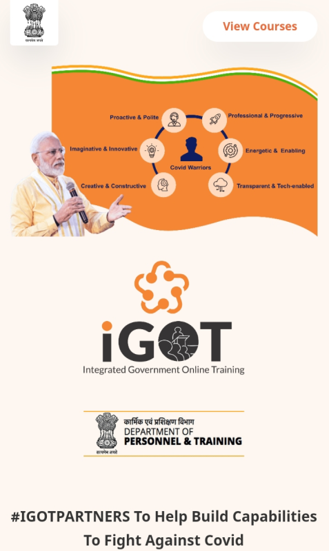 Registration in igot.gov.in