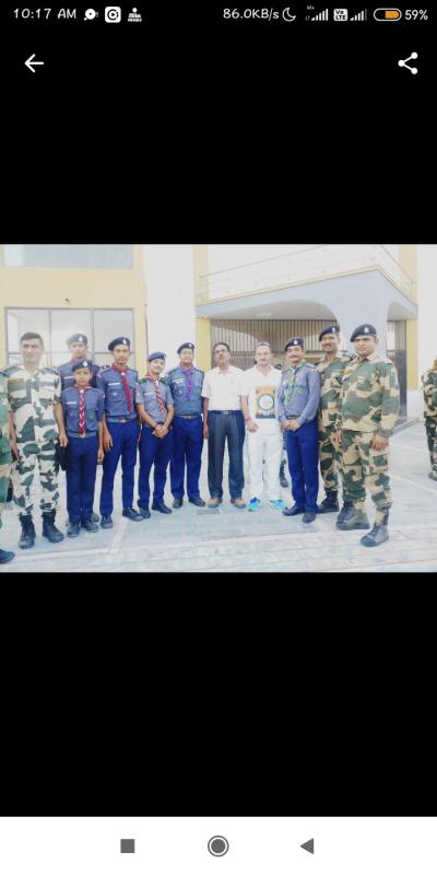 देश के वीर सिपाहियों के किया सम्मान