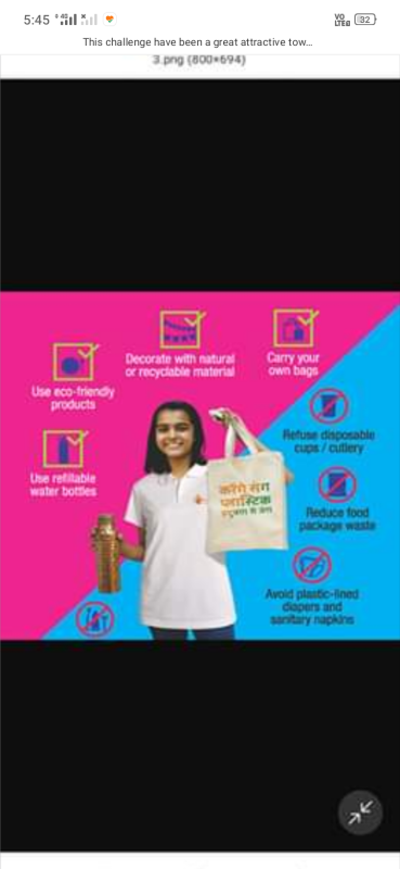 ज्वार टर्नर्स प्लास्टिक चैलेंज का हिस्सा होने पर गर्व है, जो दुनिया भर में प्लास्टिक प्रदूषण से लड़ने के लिए वैश्विक युवा आंदोलन में से एक है ।