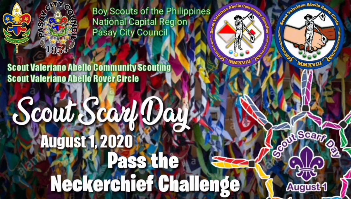 SCOVACOMSCO - Scout Scarf Day, "Pass the Neckerchief Challenge"