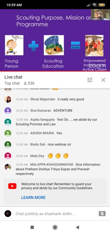 Webinar on Better World Framework on 5th to 8th& 17th to 20th August, 2020)