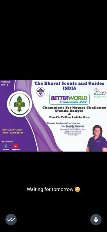 Webinar on "Better World Frame Work" Day-3