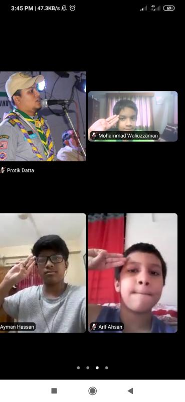 Pack meeting of Samatat Open Scout Group