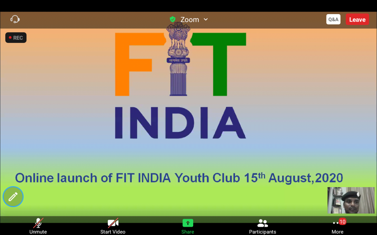 Webinar on FIT INDIA.