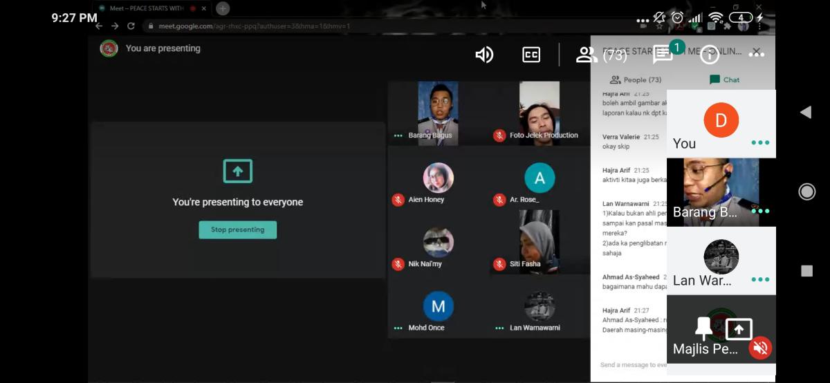 PEACE STARTS WITH ME FROM TAWAU ⚜️