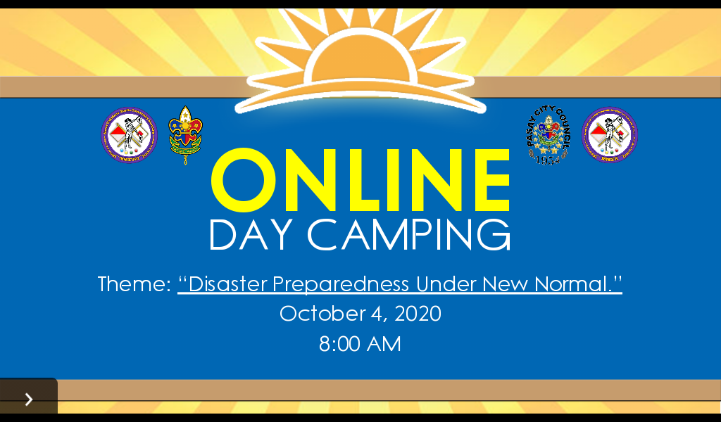 First Ever Online Day Camp with the Theme "Disaster Preparedness Under New Normal"