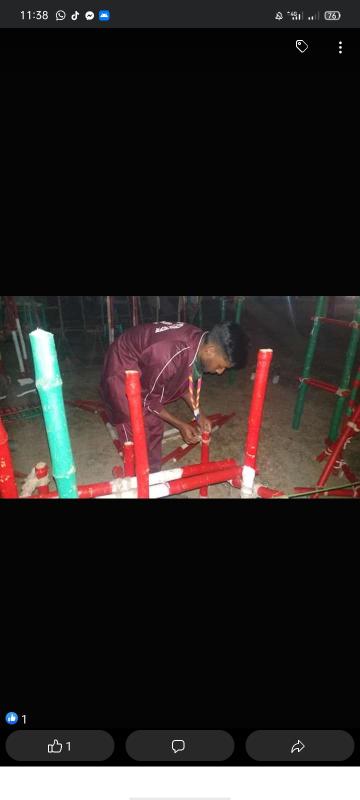 তাঁবু এলাকা ত্যাগ